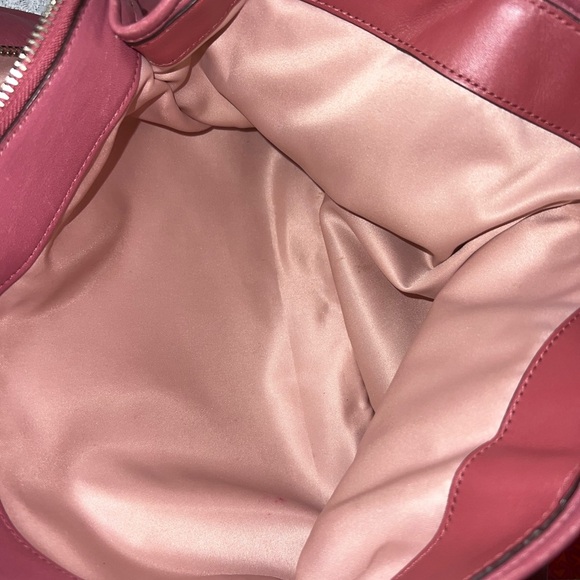 Coach # 17811 Elegant Pink Leather Handbag - Picture 7 of 13